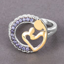 0.28 Carat Genuine Tanzanite .925 Sterling Silver Ring-4