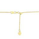 14k Yellow Gold Adjustable Popcorn Chain 1.3mm-3