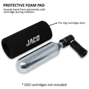 Lightning™ CO2 Inflator for Bike Tires (Presta + Schrader) (CO2 Cartridge Not Included)-7