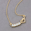 0.24 Carat Genuine Aquamarine .925 Sterling Silver Necklace-3