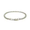 2.9mm 14k White Gold Heart Bracelet-3