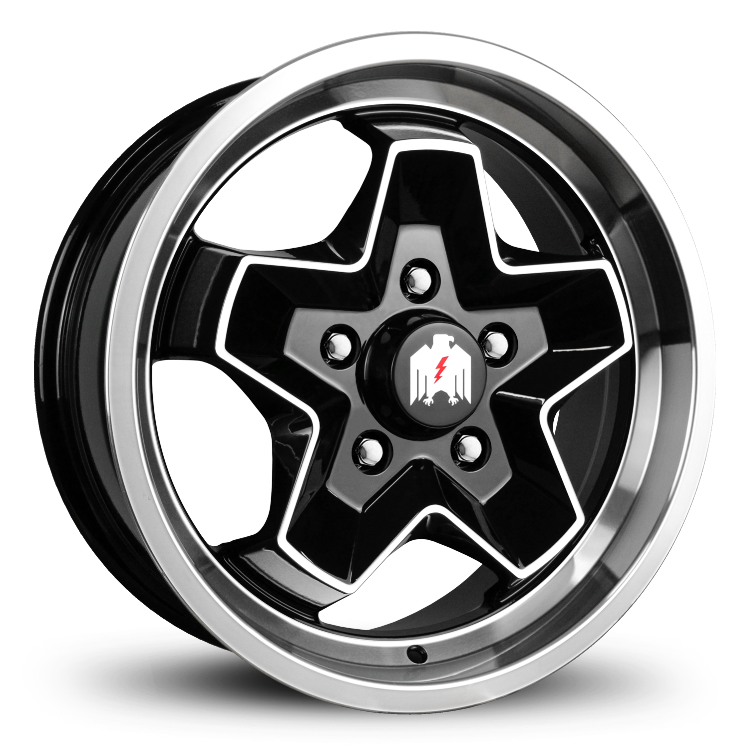 グッチー　ホイールセット　④ 944 COOKIE CUTTER | Gloss Black Machined Face Edge | Antego Tire