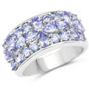 2.52 Carat Genuine Tanzanite .925 Sterling Silver Ring-1