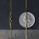 14k Yellow Gold Super Flex Herringbone Chain (1.50 mm)-6