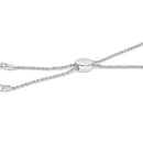 .925 Sterling Silver 1/6 Cttw Diamond X and O Bolo Bracelet-2