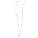 14k Yellow Gold Ppillon Butterfly Necklace-2