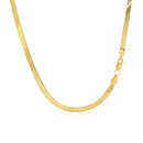 3.0mm 14k Yellow Gold Super Flex Herringbone Chain-3