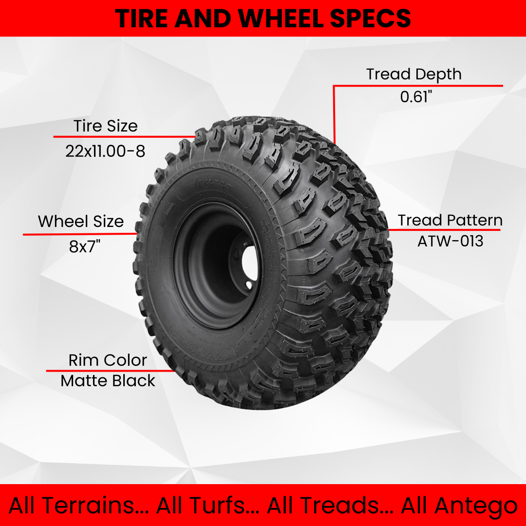 22x11.00-8 Cranté Atv Quad Remorque Kit Roues & Axe Route Légal Capacité 310kgs 22x11.00-8 Cranté Atv Quad Remorque Kit Roues & Axe Route Légal Capacité 310kgs