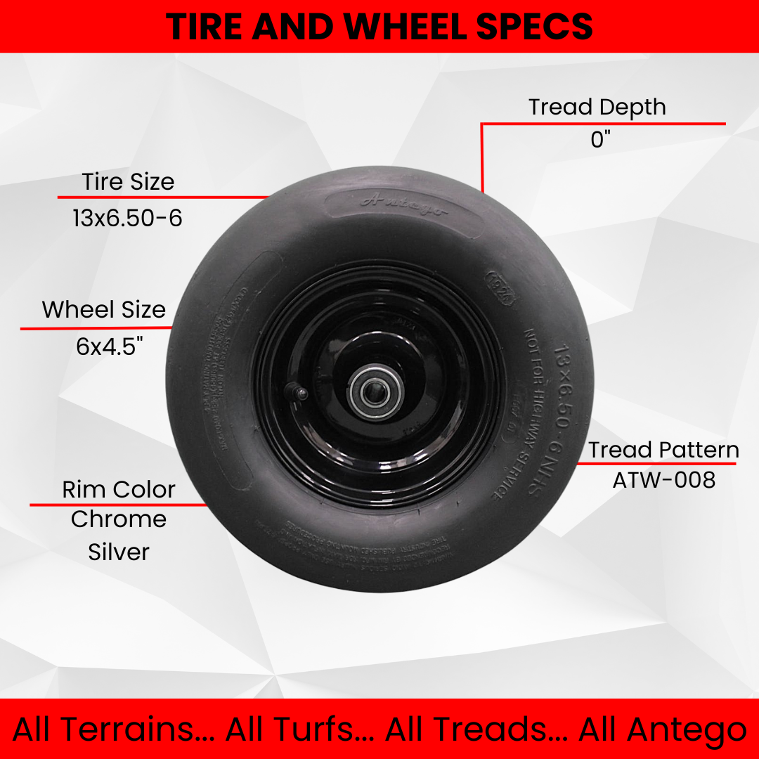 Antego Tire & Wheels - OEM Match for BAD BOY 022-2017-00 13x6.50-6 Tire & Wheel (Qty: 1)