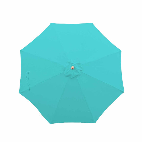 11ft Market Patio Umbrella 8 Rib Replacement Canopy Aruba Turquoise