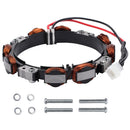 Hipa 592831 Alternator Dual Circuit with 845907 Regulator for Briggs & Stratton 394890 393374 691185 & 696459 691063 393800 391735 Lawn Mower Tractor-2