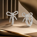925 Sterling Silver Earrings with White Gold Plating for Women-1