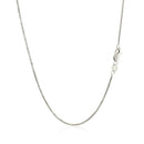 14k White Gold Octagonal Box Chain (1.00 mm)-3