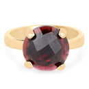 7.38 Carat Genuine Garnet .925 Sterling Silver Ring-3