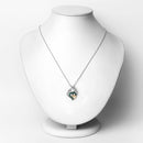 0.24 Carat Genuine Emerald .925 Sterling Silver Pendant-2