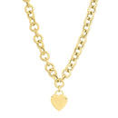 14k Yellow Gold Rolo Link Necklace (11.40 mm)-1