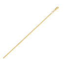 Moon Cut Bead Chain in 14k Yellow Gold (2.00 mm)-1