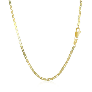 10k Yellow Gold Mariner Link Chain 1.7mm - 0