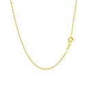 10k Yellow Gold Singapore Chain 1.0mm-3