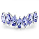 1.68 Carat Genuine Tanzanite .925 Sterling Silver Ring-3