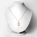 0.20 Carat Genuine Ruby .925 Sterling Silver Pendant-2