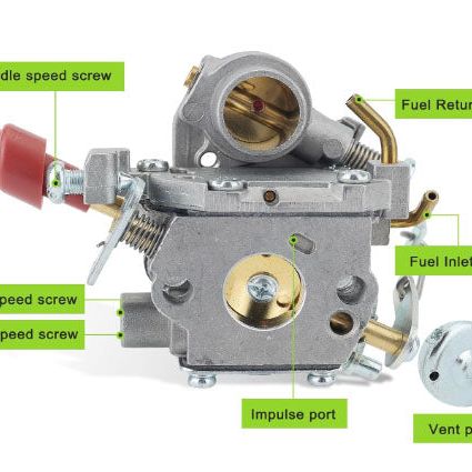 Carburetor For Poulan Pro PP338PT PP033 PP133 PP333 BC233 BC433 Craftsman 358791170 358791140 358795920 Trimmer # 545008042 545189502