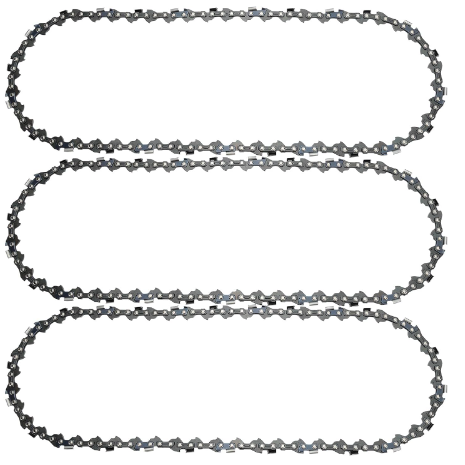 3 x 35 cm Sägekette 3/8"LP 52 Antriebsglieder 1,1 mm Rückschlagsarme Kette kompatibel mit Makita DUC353, Einhell GP-LC 36/35 Li, Bosch AKE 35-19 S/AKE 35 S, Dolmar, Oregon, Husqvarna und mehr