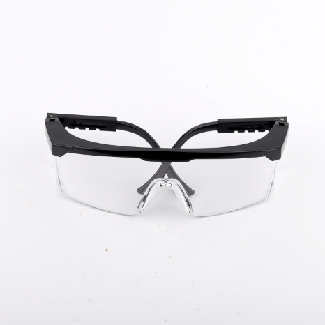 Hipa 12 Pack Anti Fog / Mist Universal Fit Safety Goggles Glasses Lens Eye Protective Concealer Clear Lab Outdoor & Indoor Work with Black Frame
