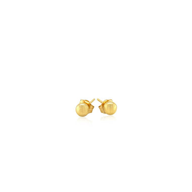 10k Yellow Gold Ball Style Stud Earrings (4.0 mm) - 0