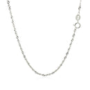 14k White Gold Singapore Chain 1.5mm-3