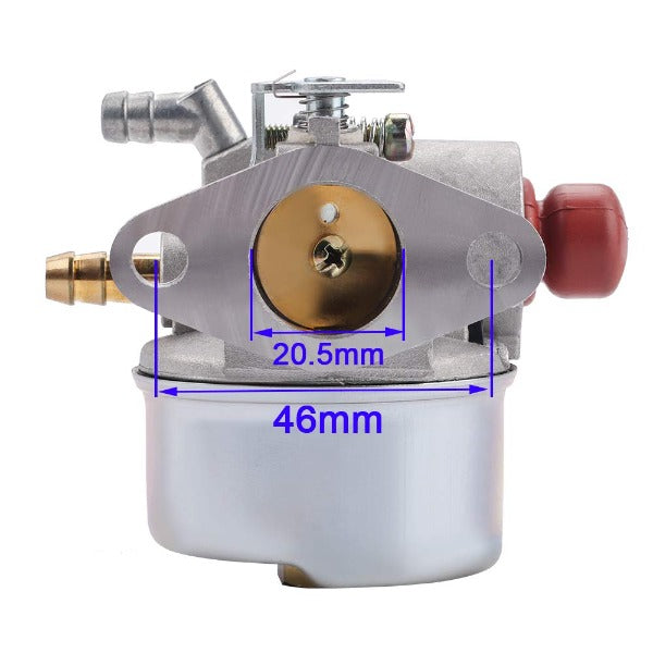 Hipa Carburetor Kit for Tecumseh OH195EA OHH45 OHH60 OHH55 OHH50 5.5 6.0 6.5 HP Engine Lawn Mower #640004 640014 640025 640025C + 36634 Air Filter