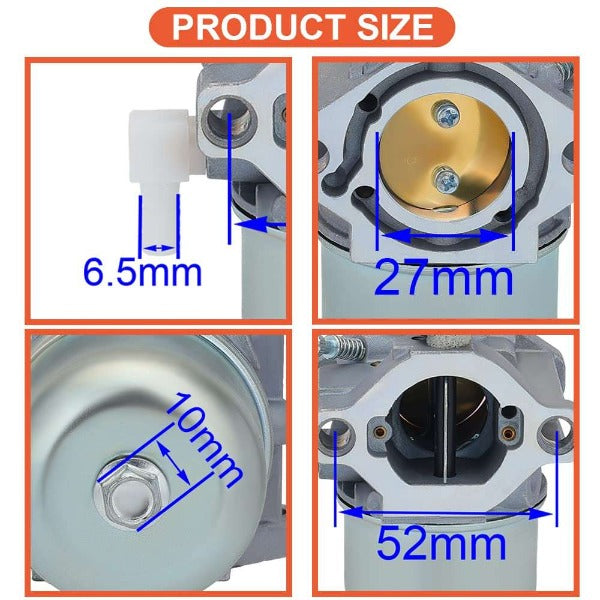 Carburetor Kit For 694526 690119 690118 690115 690111 499029 Generac PowerBoss 5000 5500 Generator 19G400 19G412 Briggs Stratton 10HP Engine Mower