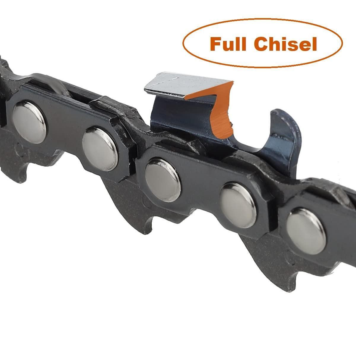 3/8 .050 84 DL 24 Inch Full Chisel Chain For Husqvarna 460 Racher 372XP 362XP 359 575XP 394XP 395XP Stihl MS290 Echo CS-620P Chainsaw