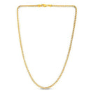 14k Yellow Gold Round Pave Franco Chain (4.00 mm)-3