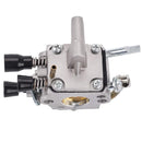 Hipa FS120 Carburetor Kit with Ignition Coil for Stihl FS120R FS250R FS250 FS200 FS200R FS300 FS350 String Trimmer Parts # 4134-120-0651 C1Q-S51C-4