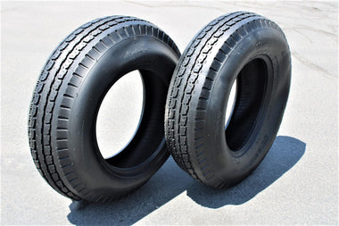 Antego ST225/75D15 Bias Trailer Tires, 8 Ply Load Range D by Antego Tire & Wheels (Set of 2) - 0