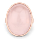 15.60 Carat Genuine Rose Quartz .925 Sterling Silver Ring-3