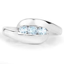 0.74 Carat Genuine Blue Topaz .925 Sterling Silver Ring-3