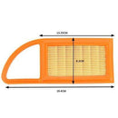 Hipa 5 Pack of Air Filters for STIHL BR600 BR550 BR500 Backpack Blower Replace 4282-141-0300 4282-141-0300B-8