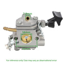Hipa C1Q-S183 Carburetor Kit For Stihl BR600 BR550 BR500 64.8cc Backpack Blower # 4282-120-0606 4282-120-0607 4282-120-0608-4