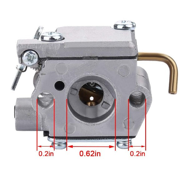 Hipa Carburetor Kit For MTD Bolens BL100 BL150 BL250 BL410 17-inch cut 31cc Gas Trimmer Weed Wacker # 753-05133 WT-827 - 0