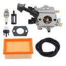 Carburetor Kit For Stihl BR430 BR350 BR450 63.3cc SR 450 430 Backpack Blower Mistblower / Sprayer # 4244-120-0606 C1Q-S220-1