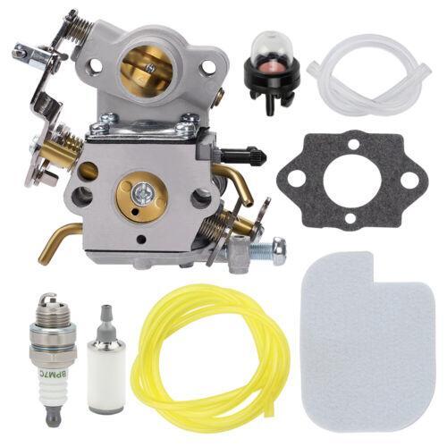 C1M-W26C P3314 Carburetor Kit for Poulan Pro PP4218 PP4018 PP3816 PPB3416 PP3516 PP3416 42cc Chainsaw 545070601 530035590 W 530057925 AirFilter