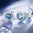 925 Sterling Silver Earrings with Pavé Setting and Enamel for Women-1