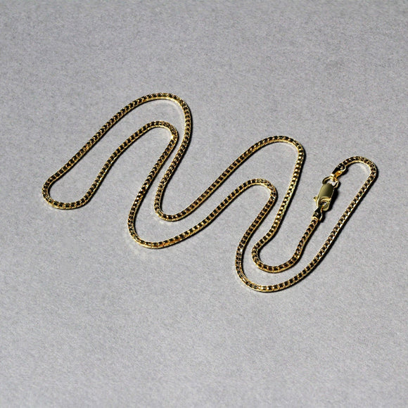 14k Yellow Gold Ice Chain 1.3mm