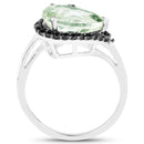 3.42 Carat Genuine Multi Stone .925 Sterling Silver Ring-2