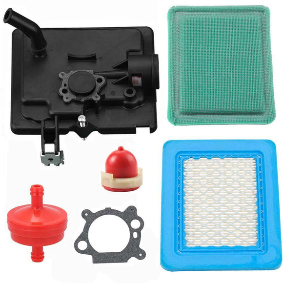 496116 Air Cleaner Filter Primer Base for BS Troy Bilt TB110 TB230 TB130 TB210 Lawn Mower # 795259 792040 691753 224815 491588S Air Filter