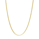 Semi-Solid 14K Yellow Gold 4.5mm Miami Cuban Chain Necklace - Unisex Chain - 22 Inches-1