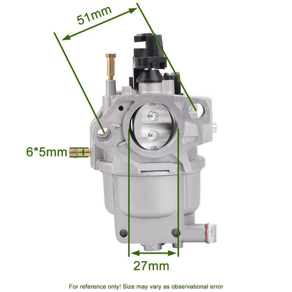Hipa Carburetor Fit GENERAC GP7500E GP5500 GP6500 GP6500E 8125 Watt  Gas Powered Portable Generator # Replace 0J58620157 0G8442D110