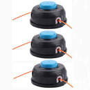 3-Pack T25 Tap Bump Feed Trimmer Head for Husqvarna 125L 128CD 128L 128LD 128LDX 223L 324L 325C Trimmer Replace 966674401 M10 x 1.25 LH-2
